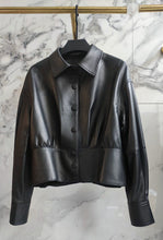 Load image into Gallery viewer, sheepskin short locomotive short jacket