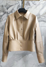 Load image into Gallery viewer, sheepskin short locomotive short jacket