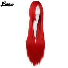 Load image into Gallery viewer, Long Staight Cosplay Wig Heat Resistant Synthetic Hair