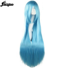 Load image into Gallery viewer, Long Staight Cosplay Wig Heat Resistant Synthetic Hair