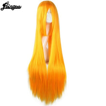 Load image into Gallery viewer, Long Staight Cosplay Wig Heat Resistant Synthetic Hair