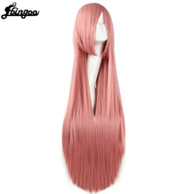 Load image into Gallery viewer, Long Staight Cosplay Wig Heat Resistant Synthetic Hair