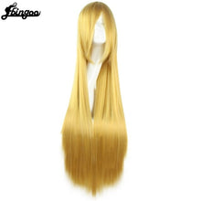 Load image into Gallery viewer, Long Staight Cosplay Wig Heat Resistant Synthetic Hair