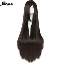 Load image into Gallery viewer, Long Staight Cosplay Wig Heat Resistant Synthetic Hair