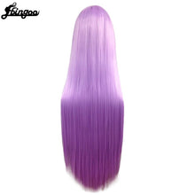 Load image into Gallery viewer, Long Staight Cosplay Wig Heat Resistant Synthetic Hair