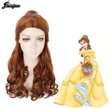 Load image into Gallery viewer, Clip Ponytai+Hair Cap+Beauty And Beast Natural Brown Long