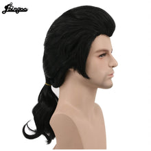 Load image into Gallery viewer, Clip Ponytai+Hair Cap+Beauty And Beast Natural Brown Long