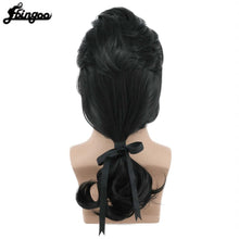 Load image into Gallery viewer, Clip Ponytai+Hair Cap+Beauty And Beast Natural Brown Long