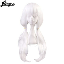 Load image into Gallery viewer, Danganronpa Angie Yonaga White Long Straight Synthetic Hair