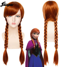 Load image into Gallery viewer, Double Braided Blonde Brown Synthetic Cosplay Halloween