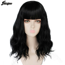 Load image into Gallery viewer, High Temperature Fiber Short Body Wave Bob Pink Black White
