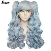 Load image into Gallery viewer, Long Body Wave High Temperature Fiber Brown Pink Black