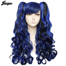 Load image into Gallery viewer, Long Body Wave High Temperature Fiber Brown Pink Black