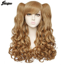 Load image into Gallery viewer, Long Body Wave High Temperature Fiber Brown Pink Black