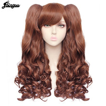 Load image into Gallery viewer, Long Body Wave High Temperature Fiber Brown Pink Black