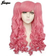 Load image into Gallery viewer, Long Body Wave High Temperature Fiber Brown Pink Black