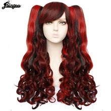 Load image into Gallery viewer, Long Body Wave High Temperature Fiber Brown Pink Black
