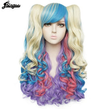 Load image into Gallery viewer, Long Body Wave High Temperature Fiber Brown Pink Black