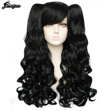 Load image into Gallery viewer, Long Body Wave High Temperature Fiber Brown Pink Black