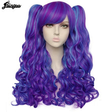 Load image into Gallery viewer, Long Body Wave High Temperature Fiber Brown Pink Black