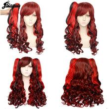 Load image into Gallery viewer, Long Body Wave High Temperature Fiber Brown Pink Black
