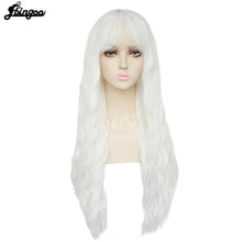 Load image into Gallery viewer, Ebingoo Long Deep Wave Blonde Pink Blue Black White Synthetic Wig with