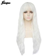Load image into Gallery viewer, Ebingoo Long Deep Wave Blonde Pink Blue Black White Synthetic Wig with