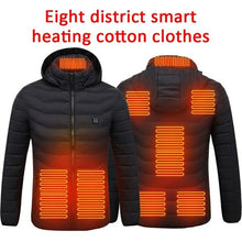 Load image into Gallery viewer, Eight Areas Heating Smart Heating Clothing Winter Light Thin Heating