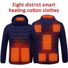 Load image into Gallery viewer, Eight Areas Heating Smart Heating Clothing Winter Light Thin Heating