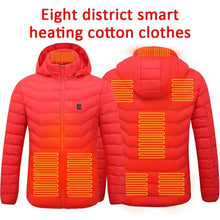 Load image into Gallery viewer, Eight Areas Heating Smart Heating Clothing Winter Light Thin Heating