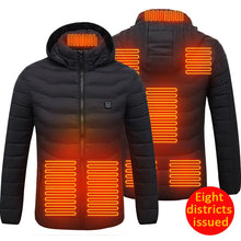 Load image into Gallery viewer, Eight Areas Heating Smart Heating Clothing Winter Light Thin Heating