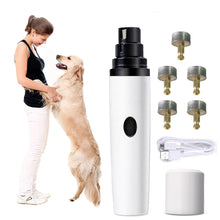 Load image into Gallery viewer, Electric Dog Nail Clippers For Dog Nail Grinders Rechargeable Usb