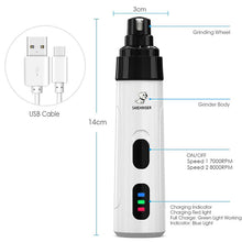 Load image into Gallery viewer, Electric Dog Nail Clippers For Dog Nail Grinders Rechargeable Usb