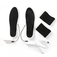 Electric Heated Insoles Shoes Winter Warmer Foot USB Charging Heating