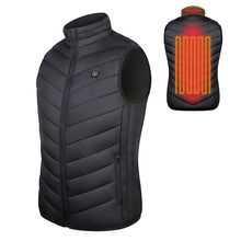 Load image into Gallery viewer, Electric Heated Vest Heating Waistcoat USB Thermal Warm Cloth Feather