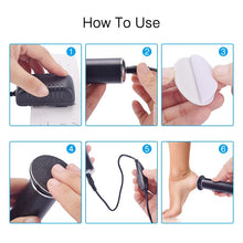 Load image into Gallery viewer, Electric Pedicure Tools Foot Care File Leg Heels Remove Dead Skin