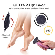 Load image into Gallery viewer, Electric Pedicure Tools Foot Care File Leg Heels Remove Dead Skin
