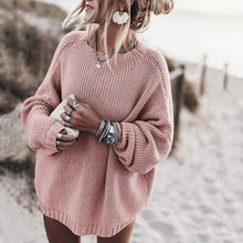 Load image into Gallery viewer, Elegant Autumn Batwing Long Sleeve Knitted Sweater