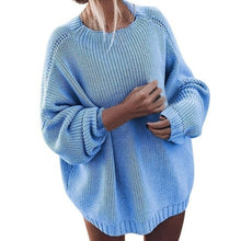 Load image into Gallery viewer, Elegant Autumn Batwing Long Sleeve Knitted Sweater