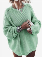 Load image into Gallery viewer, Elegant Autumn Batwing Long Sleeve Knitted Sweater