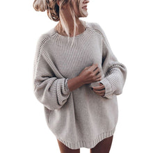 Load image into Gallery viewer, Elegant Autumn Batwing Long Sleeve Knitted Sweater