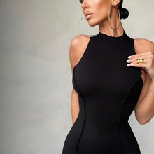 Load image into Gallery viewer, Bodycon Overall Sleeveless Jumpsuit