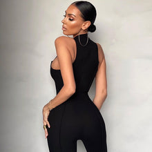 Load image into Gallery viewer, Bodycon Overall Sleeveless Jumpsuit