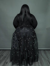 Load image into Gallery viewer, Elegant Casual Dress Patchwork Transparent Mesh Dress