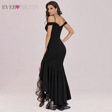 Load image into Gallery viewer, Elegant Evening Dresses Long Luxury Pretty Ruffles V Neck