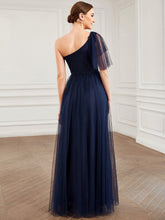 Load image into Gallery viewer, Elegant Evening Dresses One Shoulder Ruffles