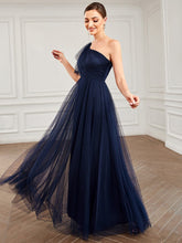 Load image into Gallery viewer, Elegant Evening Dresses One Shoulder Ruffles