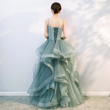 Load image into Gallery viewer, Elegant Evening Dresses Tiered Spaghetti Straps Women Prom Party Gowns