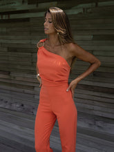 Load image into Gallery viewer, Elegant One Shoulder Jumpsuit Solid Ring