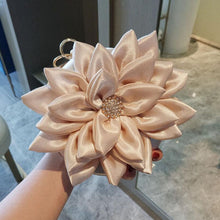 Load image into Gallery viewer, Elegant Satin Floral Evening Mini Bag Luxury Lady's Rhinestone